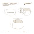 thumbnail image 4 of Pie de Árbol de Navidad Esquimal, Collar Metálico de 68.6 x 25.4cm, Anillo de Acero Esquimal (Bronce), 4 of 6