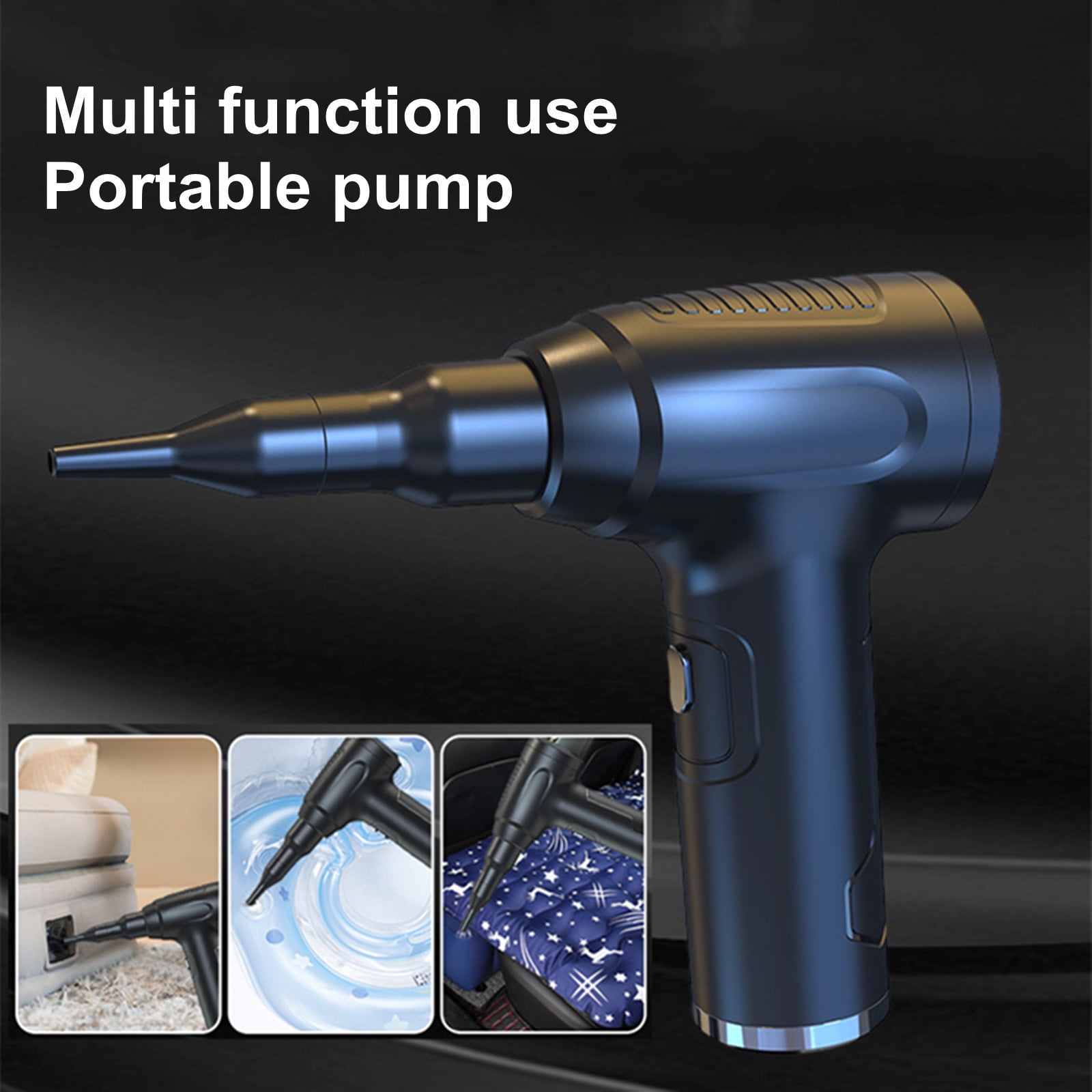 3 In 1 Air Duster 6000mAh 120W Vacuum Blower Cordless Compressed Keyboard Cleaner Electric Air Pump for PC Keyboard Car Cleaning with 2 Modes Holiday Saving Gifts