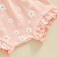 thumbnail image 7 of Okbabeha Daddys Girls Baby Clothes Romper And Flower Pants With Headband 3Pcs Newborn Baby Girl Outfit Sets, 7 of 7