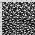 thumbnail image 3 of Soimoi Dog Printed, Cotton Fleece, Fabric by The Yard Sewing DIY Stretch Fabric 56 Inches Wide, WarmFabric for Hats, Coats, Gloves, Blankets, White & Black, 3 of 5