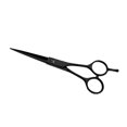 thumbnail image 1 of Tijeras profesionales para cortar el cabello de 15 cm (6 pulgadas) de acero inoxidable negro con tijeras texturizadoras para salón y uso doméstico., 1 of 5