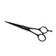 thumbnail image 1 of Tijeras profesionales para cortar el cabello de 15 cm (6 pulgadas) de acero inoxidable negro con tijeras texturizadoras para salón y uso doméstico., 1 of 5