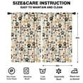 thumbnail image 2 of Blackout Kids Curtains,Paw Prints and Bones Childrens Insulated Curtains Set Of 2,Bedroom Essentials,Toddler Room Decor 52x84in(132x213cm), 2 of 4