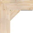 thumbnail image 3 of Ekena Millwork 5 1/2"W x 18"D x 18"H Traditional Block Smooth Bracket, Douglas Fir, 3 of 25
