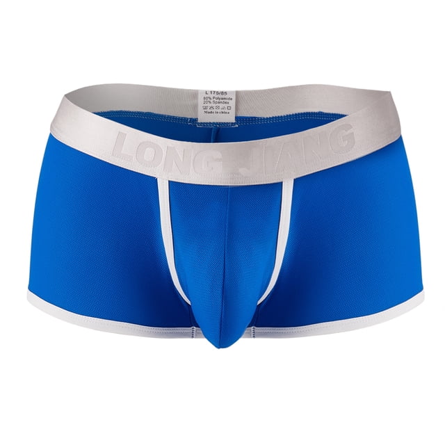 B91xZ sous-Vêtements Boxeurs pour Hommes, Bleu G