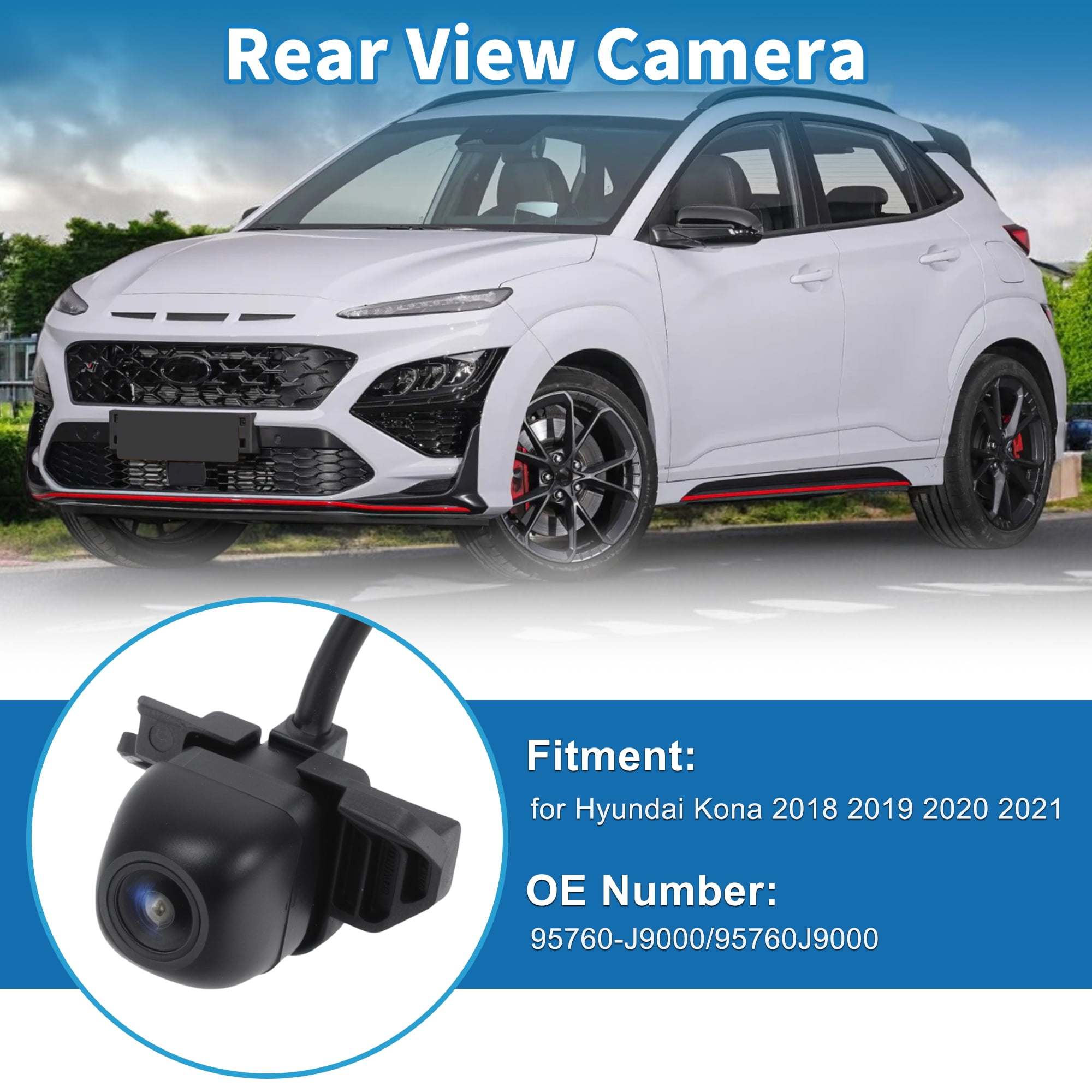 Unique Bargains Rear View Camera for Hyundai Kona 2018 2019 2020 2021 95760-J9000