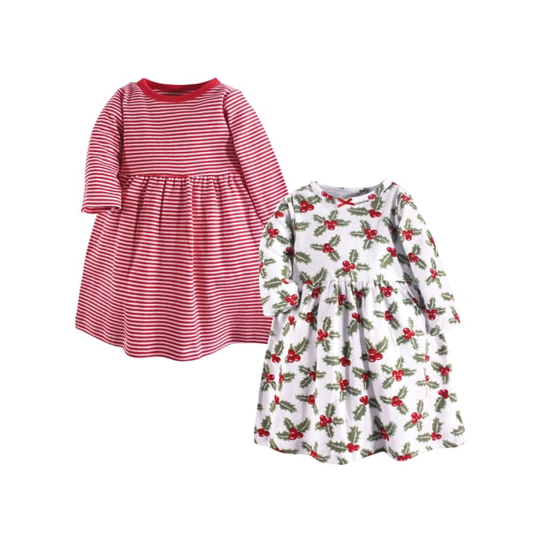Hudson Baby Holiday Dresses, 2pk (Baby Girls)
