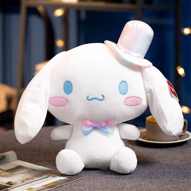 Muñeco de peluche Kawaii Hello Kitty Kuromi, juguete de melodía de Anime Cinnamoroll, dibujos animados de gato Sanrios Kt, almohada de peluche, regalo de cumpleaños para niñas