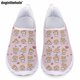 thumbnail image 1 of Doginthehole - Zapatos planos informales de verano para mujer, con estampado de dibujos animados de Pug, bonitos y cómodos zapatos de enfermería, ligeros y transpirables de malla, 1 of 5