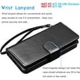 thumbnail image 6 of Galaxy A71 5G Case, [5G Version] Galaxy A71 Wallet Case, Tekcoo Luxury PU Leather Cash Credit Card Slots Holder Carrying Folio Flip Cover [Detachable Magnetic Hard Case] for Samsung A71 [Black], 6 of 6