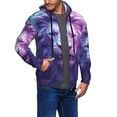 thumbnail image 2 of Kdxio Cool Lion Head Print Men Hoodies Casual Hoodies for Men with Zip Pockets Full Zip Long Sleeve Sweatshirt Sports Hooded Jacket-3X-Large, 2 of 5