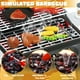 thumbnail image 3 of Set de juegos para barbacoa Kimicare Kids con luz sonora ahumada y rueda, 3 of 7