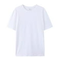 thumbnail image 1 of Custom Cotton Round Neck Loose Short Sleeve T-shirt, Logo Can Be Printed-week, 1 of 3