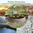 thumbnail image 6 of 30” firepit lid Round for Inside up to 28” Gas fire Pit lid for Outdoor Fireplace Cover Lid - Steel fire Pit Metal Cover with Wooden Handle & Powder Coated Snuffer Lid for Round Patio Fire Pit Ring, 6 of 7