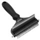 thumbnail image 1 of Stainless Steel Double-sided Pet Comb, Promotes Health Shiny Coat Pet Accessories, 1 of 5