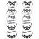 thumbnail image 1 of 10 piezas máscara de Halloween para decoraciones de Halloween, 1 of 3