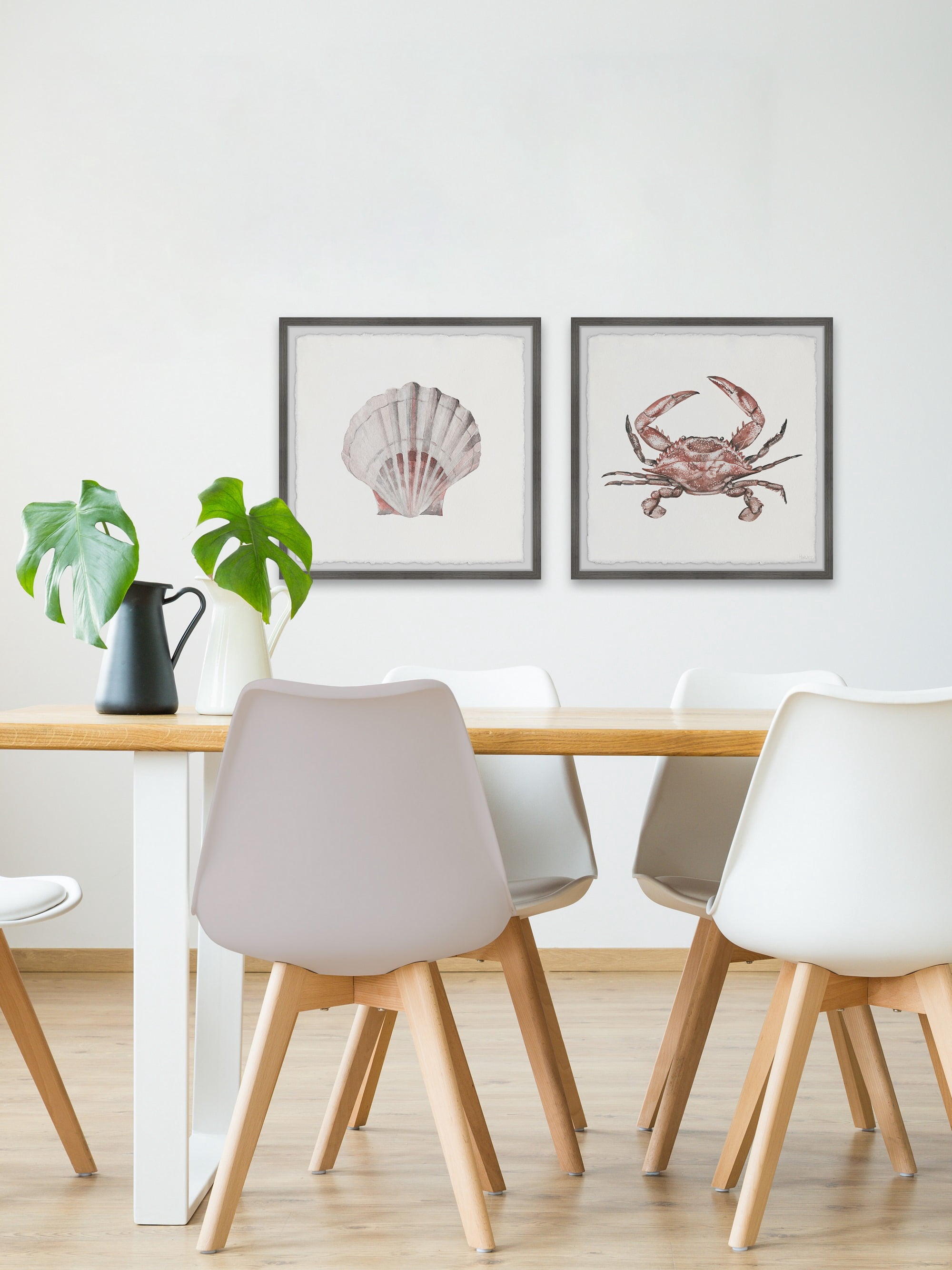 Parvez Taj Crab and Shell Blush Diptych