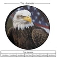 thumbnail image 2 of Spare Tire Covers for Trailers Black Bass Weatherproof Dust-Proof Universal Fit for Trailer RV SUV Truck Camper Travel Boat Trailer, 2 of 9