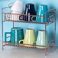 thumbnail image 3 of Étagère de Rangement à 2 Niveaux, Adaptée pour Cuisine/salle de Bain Comptoir, 3 of 9
