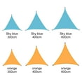 thumbnail image 6 of Yuedong Sun Shade Sail Triangle Canopy Durable Anti-UV Polyester Waterproof For Outdoor Sky Blue/Orange 3/4/6m Folding Awnings Canopy for Outdoor Garden Yeard, 6 of 10
