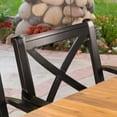thumbnail image 2 of Noble House Slymar 7 Piece Wooden Patio Dining Set in Teak, 2 of 6