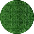 thumbnail image 1 of Ahgly Company Indoor Round Persian Green Bohemian Area Rugs, 7' Round, 1 of 4
