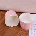 thumbnail image 1 of LITINKIMI 50Ud Cupcake Holder Cups De Papel Rosa Para Postres Y Horneados Con Fácil, 1 of 7