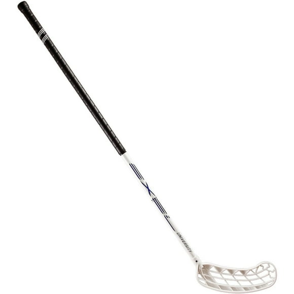 EXEL Floorball Stick University Series - Round Fiberglass Shaft (White)