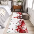 thumbnail image 4 of Valentine's Day 2'x6' Runner Rugs for Hallway Kitchen Bedside Non Slip Washable, Pink Red Love Heart Gnomes Eucalyptus Entryway Rug Runners with Rubber Backing, Long Carpet Runner for Laundry Room, 4 of 8