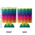 thumbnail image 2 of WIRESTER Neoprene Beer & Soda Sleeve Cover, Set of 6 LGBT Chevron Flag, 2 of 3