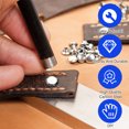 GIRACOA 132 Pcs Chicago Rivets Set, 6 Sizes M5 Binding Screws with ...