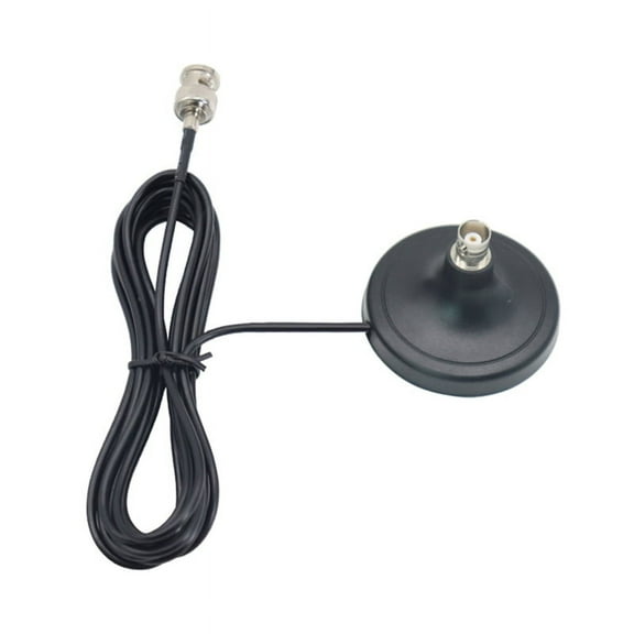 BNC Male and Female Antenna Strong Magnetic Base 3 Meters Extension Cable for Q9 Wireless Microphone RG174