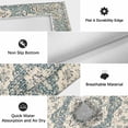 thumbnail image 5 of Beige Green Boho Outdoor Rug 5x7 Ft, Non Slip Washable Area Rug, Medieval Vintage Ethnic Floral Abstract Patio Rugs Carpet Runner, Large Floor Mat for Indoor/Outdoor Deck Porch Camping, 5 of 8