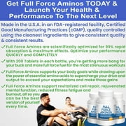 مكمل الأحماض الأمينية Full Force، 200 قرص للتعافي من التمرين