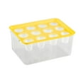 thumbnail image 2 of DYNWAVECA Hydroponics Grower Box, Hydroponics System Planting Container 12 Holes Practical Hydroponics System Growing Box for Cultivating, yellow, 2 of 10
