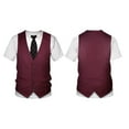 thumbnail image 4 of Aislor Mens Fake Tuxedo T-Shirt Short Sleeve Printed Vest Tie Tux Shirt Fancy Dress Costume Shirt, 4 of 4