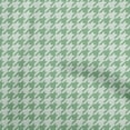 thumbnail image 1 of oneOone Cotton Cambric Sea Green Fabric Houndstooth Sewing Fabric By The Yard Printed Diy Clothing Sewing Supplies 42 Inch Wide, 1 of 4