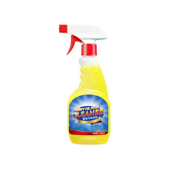 All-Purpose Oil Stain Cleaner, 13.5oz Kitchen Oil Remover Spray, Lemon Scent Cleaner, Kitchen Bathroom Cleaning Supplies, Degreaser Cleaner, Household Essentials