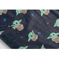 thumbnail image 4 of Star Wars Baby Yoda Throw Blanket and Mini Pillow Buddy Set - 46x60 Kids Bedding, 4 of 5