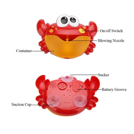 Greensen Machine A Bulles En Forme De Crabe En Forme De Bande Dessinee Automatique 12 Bebe Greensen Machine A Bulles En Forme De Crabe En Forme De Bande Dessinee Automatique 12 Bebe
