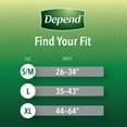thumbnail image 2 of Depend Fit-Flex Incontinence Underwear for Men (Pack of 20), 2 of 6