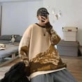 thumbnail image 2 of VONKY Warm In Style Hip Hop Streetwear Sweater With Japanese Snow Mountain Pattern Wide Applicable Coffee M, 2 of 6