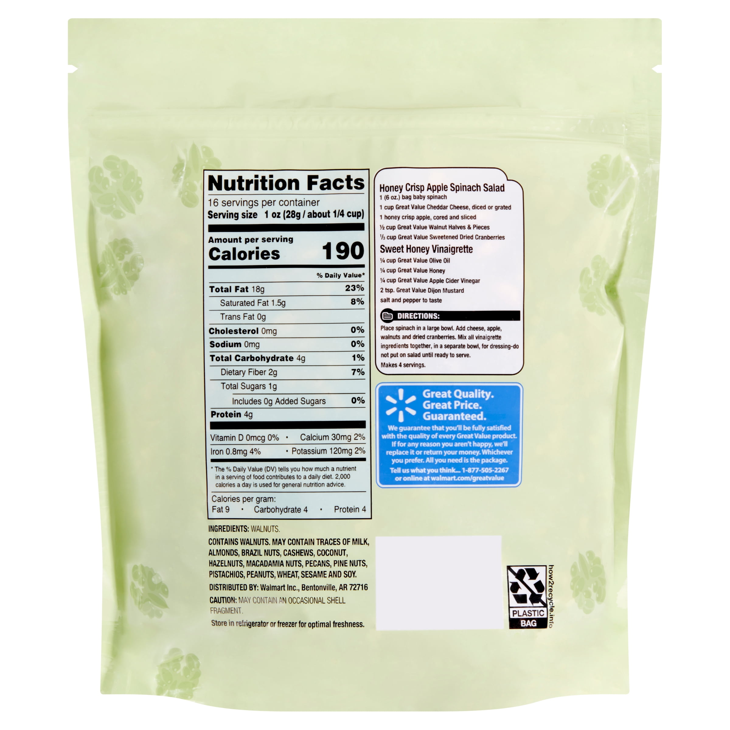 Walnut Halves Nutrition Facts