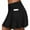 Black, variant on Idoravan Women's Basic Versatile Skirt Clearance Womens Tennis Skirts Run yoga Inner Shorts Elastic Sports Golf Pockets Hakama