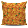 thumbnail image 1 of Funda de cojín con fondo naranja, 1 of 5