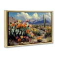 thumbnail image 2 of Stupell Industries Bohemian Vibrant Cacti in Desert Gold Floating Frame Canvas Art, 25 x 17, by Franklyn Gregory, 2 of 8