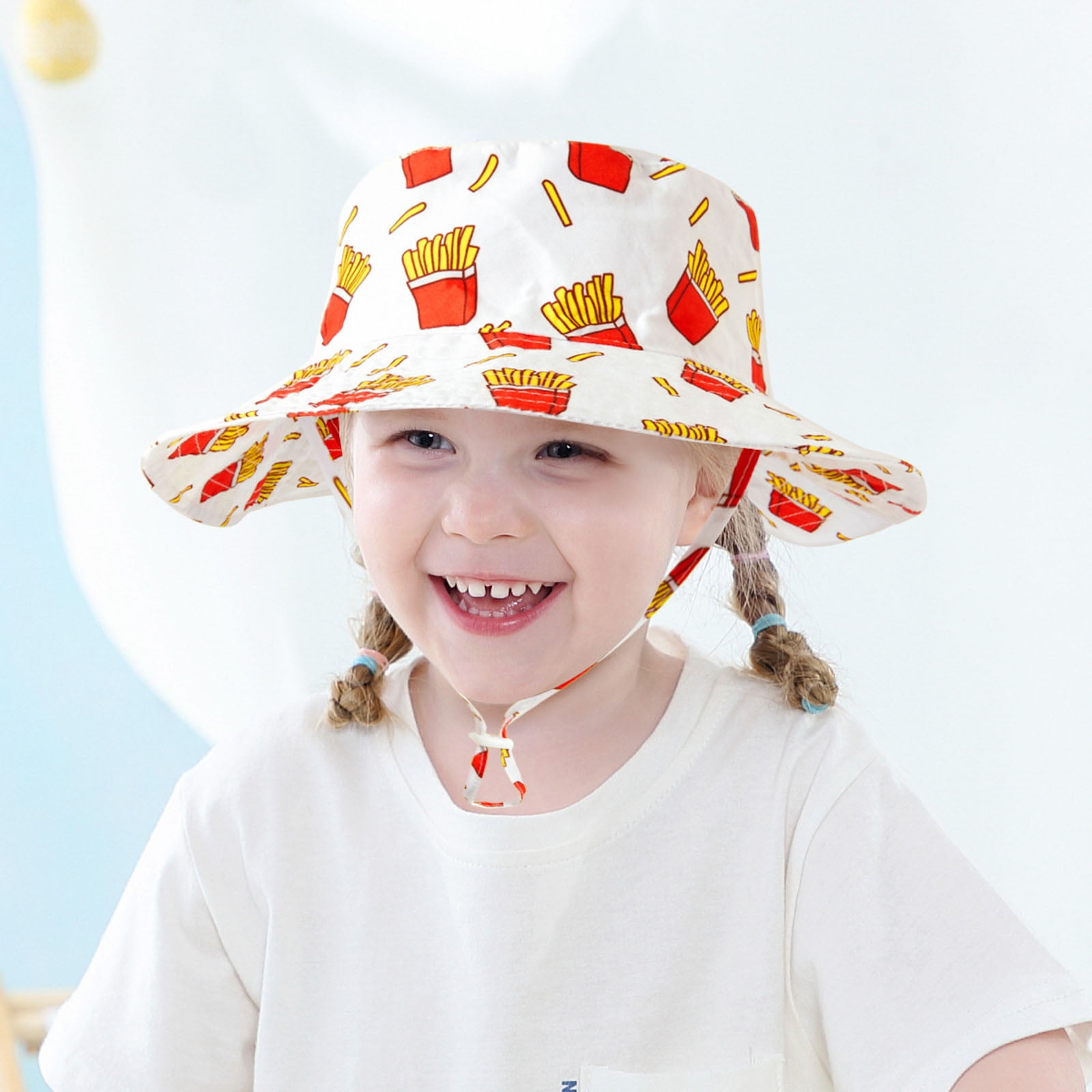 NEGJ Baby Girl Sun Hat Outdoor Beach Hat With Wide Hats Sun Protection