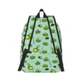 thumbnail image 2 of Naloa Froggs In The Lake Canvas Backpack for Men Women Rucksack Casual Travel Daypack College Tote Satchel Bookbag for Teens-Medium, 2 of 7