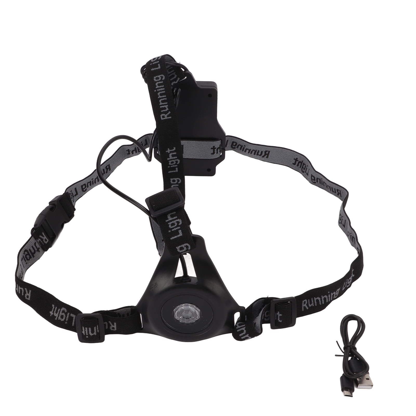 Lampe Frontale LED Rechargeable,lumière de poitrine avec faisceau