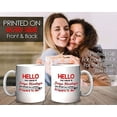 thumbnail image 5 of Sarcastic Coffee Mug 11 oz, Hello My Name Is Inigo Montoya Funny Unique Joke Comedy Sarcasm Humor Creative Satire Laugh, White, 5 of 7